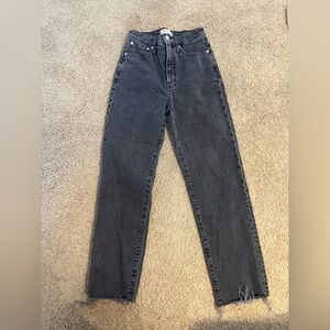 Madewell black perfect vintage straight jean